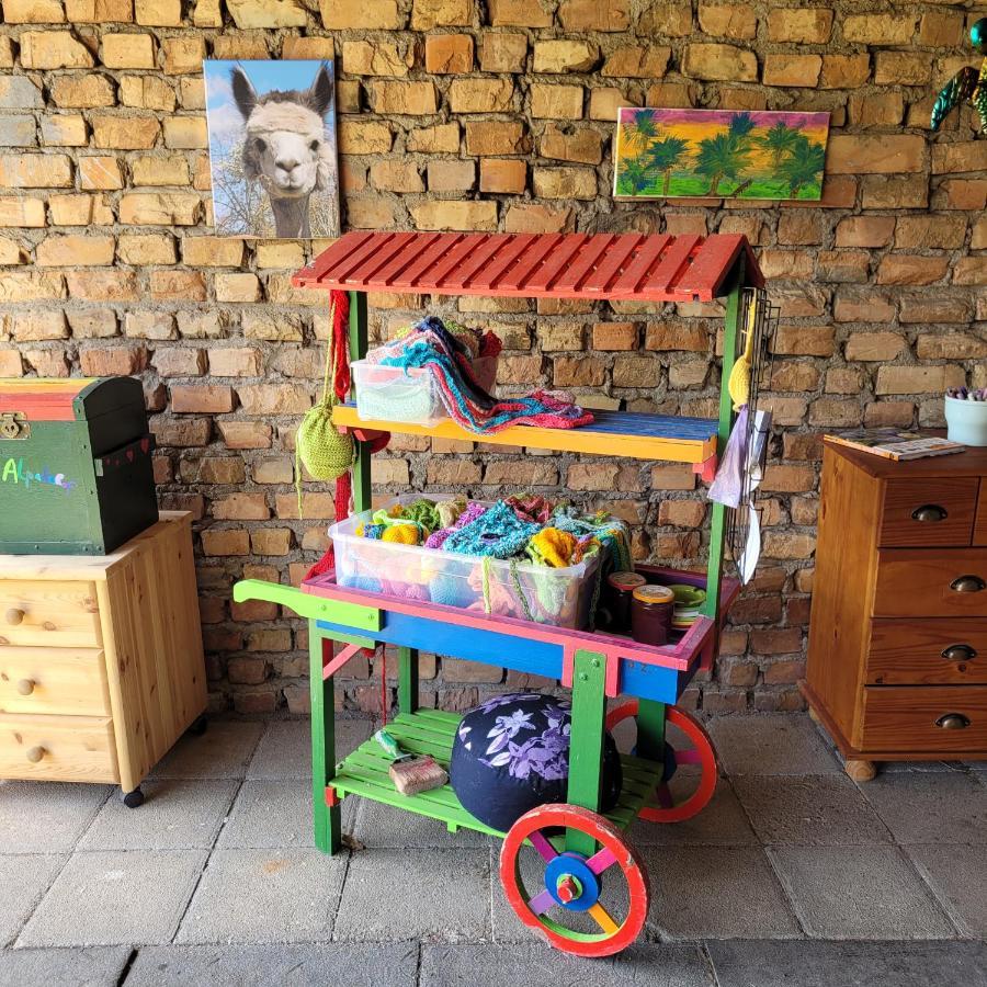 Apartamento Maerchenhaft Urlauben Auf Dem Alpakahof Rambow Exterior foto